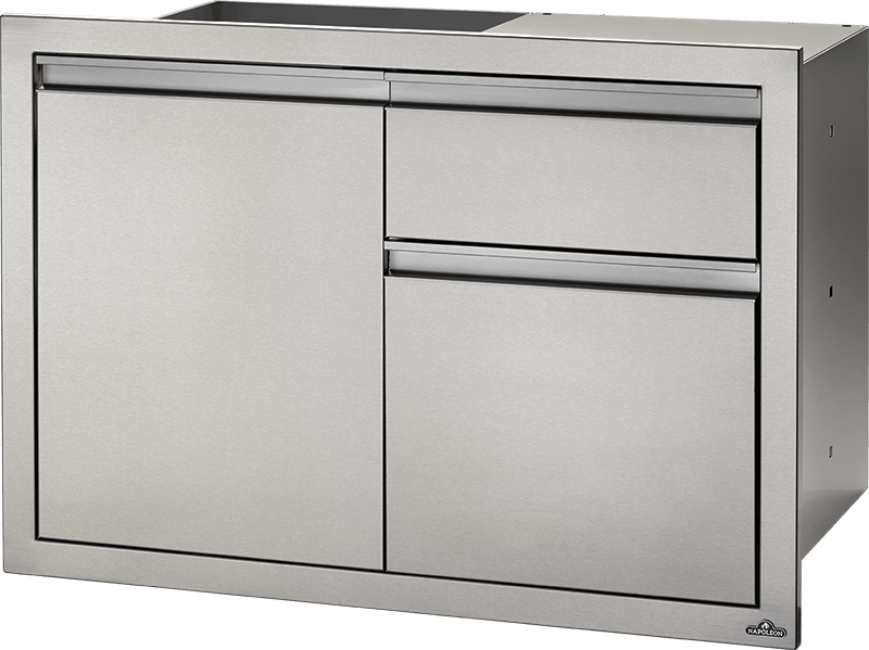 Napoleon 36"x24" Single Door & Waste Bin Drawer