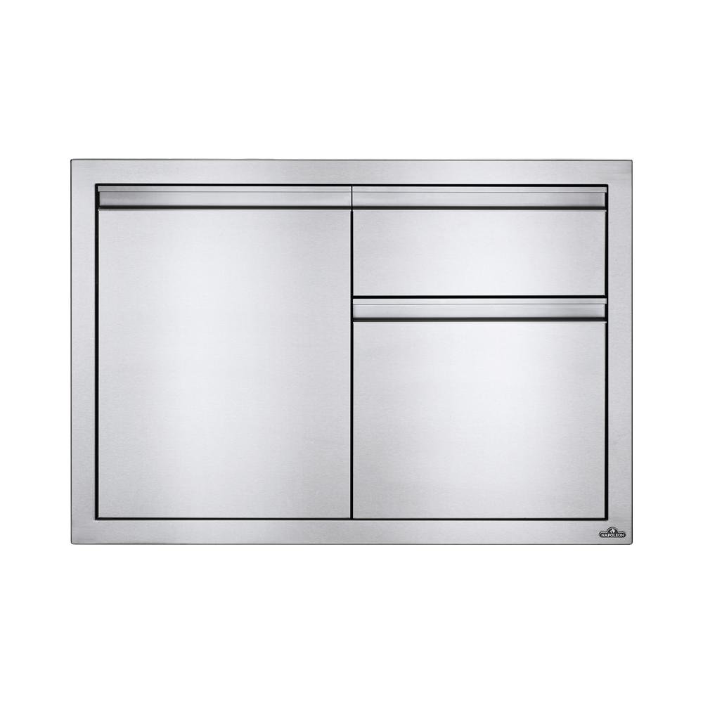 Napoleon 36"x24" Single Door & Standard Drawer Combo