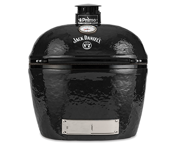 Primo Oval X-Large Jack Daniels Edition Grill Head - front view with JD badge